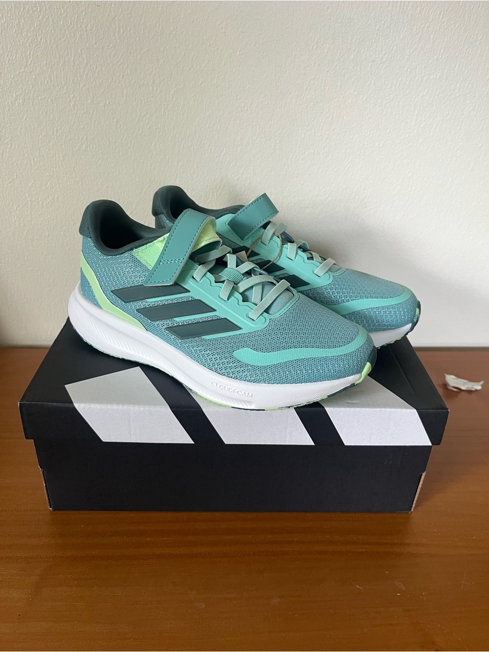 Adidas Kids RUNFALCON 5 EL C in mint green